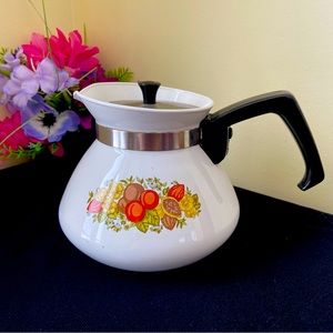 Vintage Corning Ware Spice of Life Tea Pot 6 cups